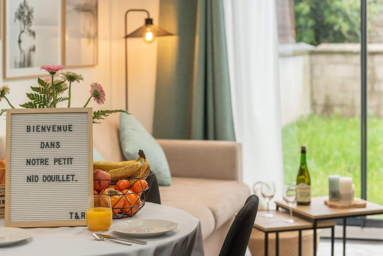 Le Nid Douillet : Superbe Appartement + Jardin Privatif Rouen Exteriör bild